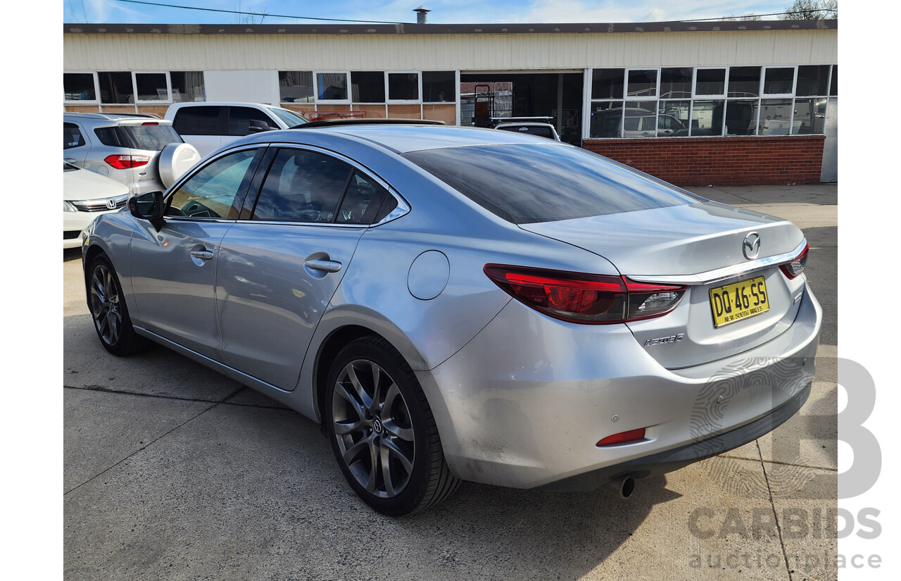 01/2015 Mazda Mazda6 GT 6C MY14 UPGRADE 4d Sedan Silver 2.2L