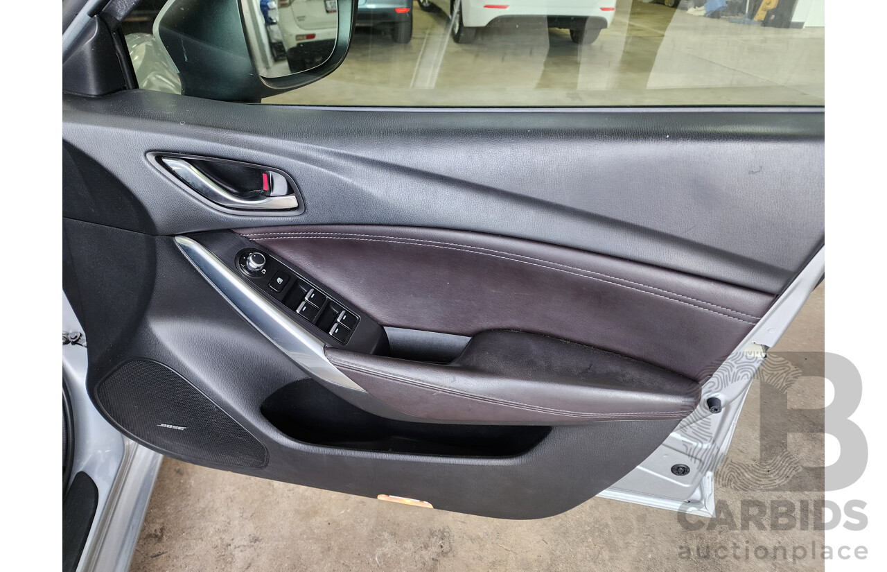 01/2015 Mazda Mazda6 GT 6C MY14 UPGRADE 4d Sedan Silver 2.2L