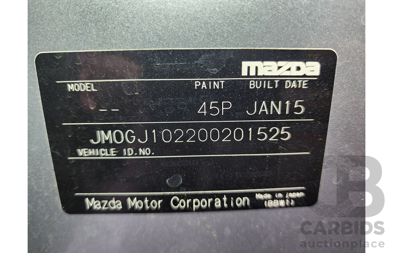 01/2015 Mazda Mazda6 GT 6C MY14 UPGRADE 4d Sedan Silver 2.2L