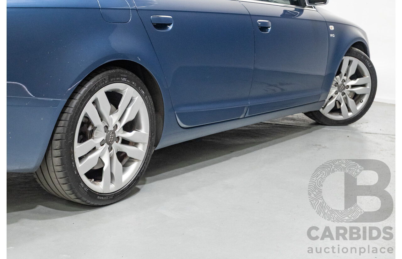 08/2008 Audi S6 V10 FSI Quattro (AWD) 4F 4D Sedan Stratos Blue Pearl 5.2L
