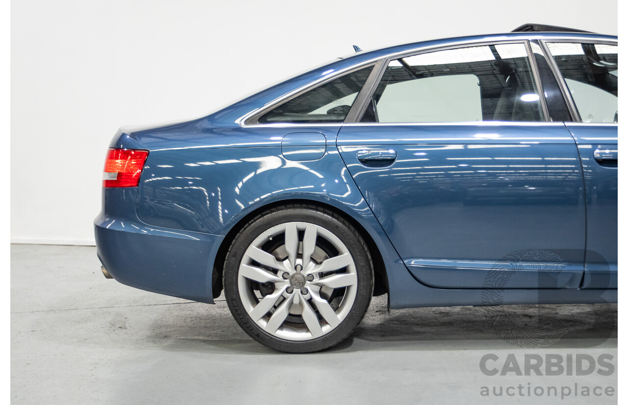 08/2008 Audi S6 V10 FSI Quattro (AWD) 4F 4D Sedan Stratos Blue Pearl 5.2L