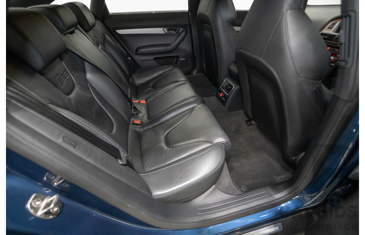 08/2008 Audi S6 V10 FSI Quattro (AWD) 4F 4D Sedan Stratos Blue Pearl 5.2L
