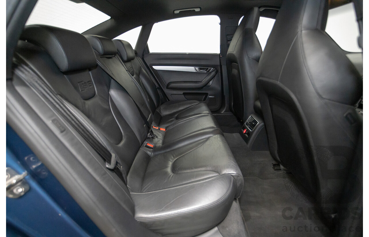 08/2008 Audi S6 V10 FSI Quattro (AWD) 4F 4D Sedan Stratos Blue Pearl 5.2L