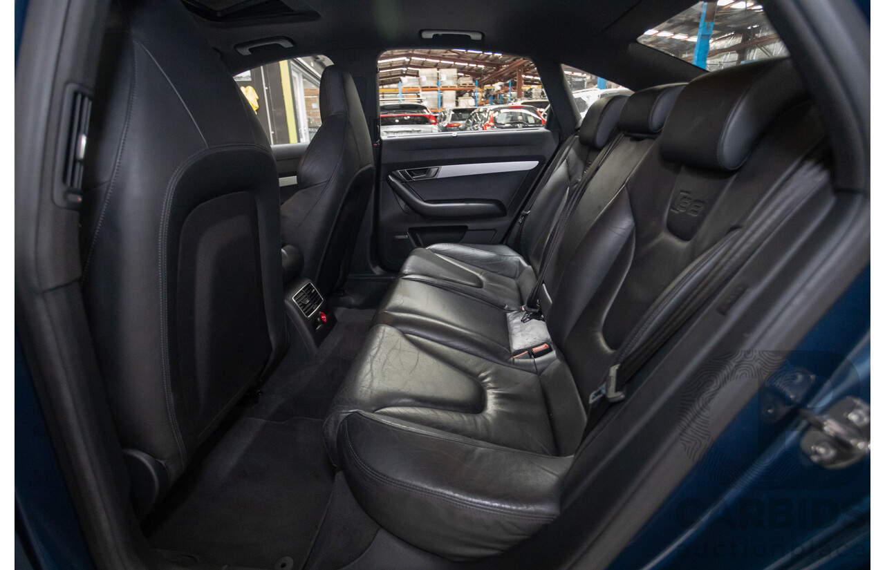 08/2008 Audi S6 V10 FSI Quattro (AWD) 4F 4D Sedan Stratos Blue Pearl 5.2L
