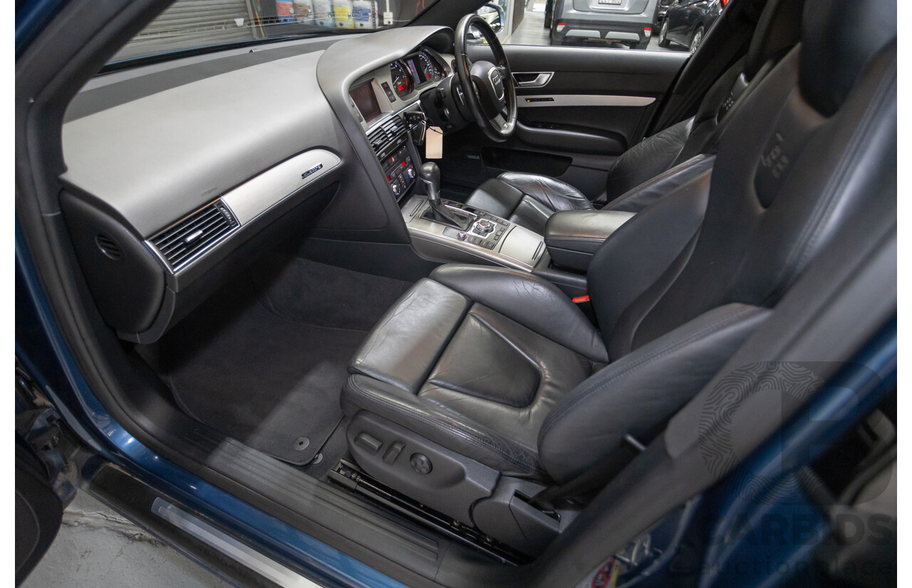 08/2008 Audi S6 V10 FSI Quattro (AWD) 4F 4D Sedan Stratos Blue Pearl 5.2L