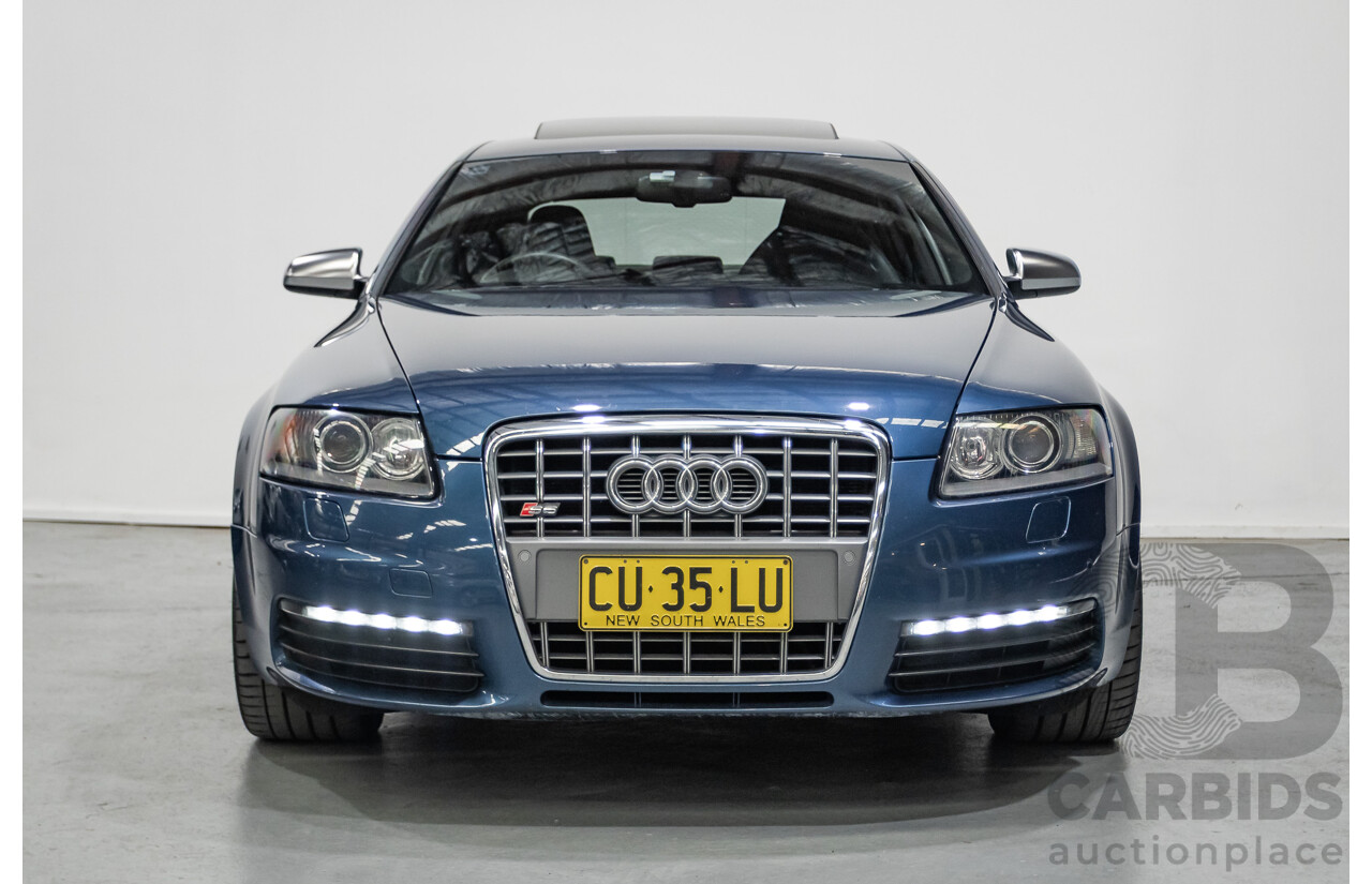08/2008 Audi S6 V10 FSI Quattro (AWD) 4F 4D Sedan Stratos Blue Pearl 5.2L
