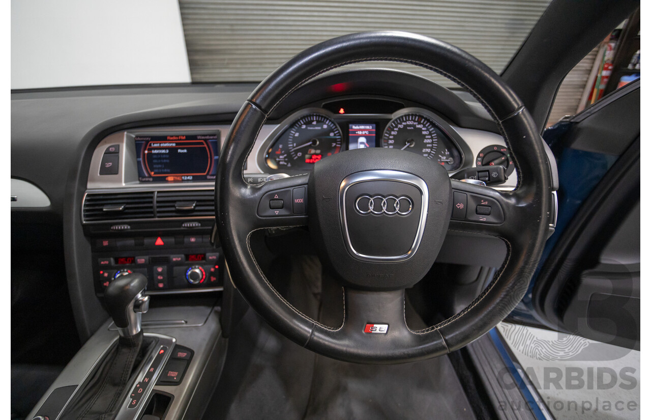 08/2008 Audi S6 V10 FSI Quattro (AWD) 4F 4D Sedan Stratos Blue Pearl 5.2L