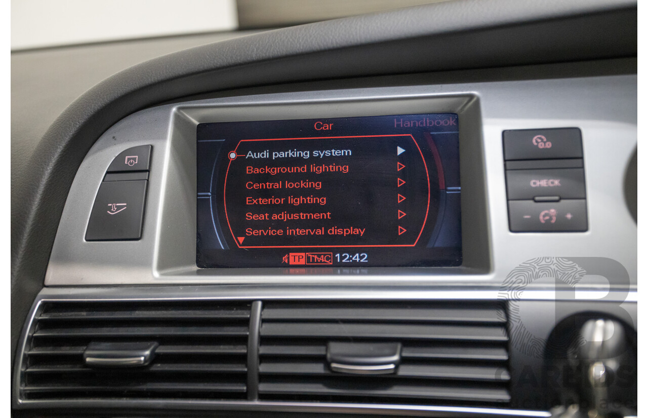 08/2008 Audi S6 V10 FSI Quattro (AWD) 4F 4D Sedan Stratos Blue Pearl 5.2L