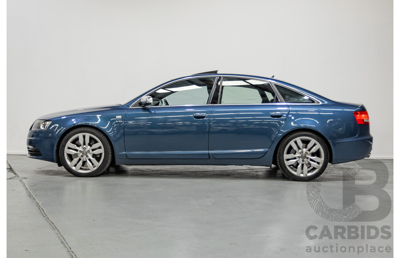 08/2008 Audi S6 V10 FSI Quattro (AWD) 4F 4D Sedan Stratos Blue Pearl 5.2L