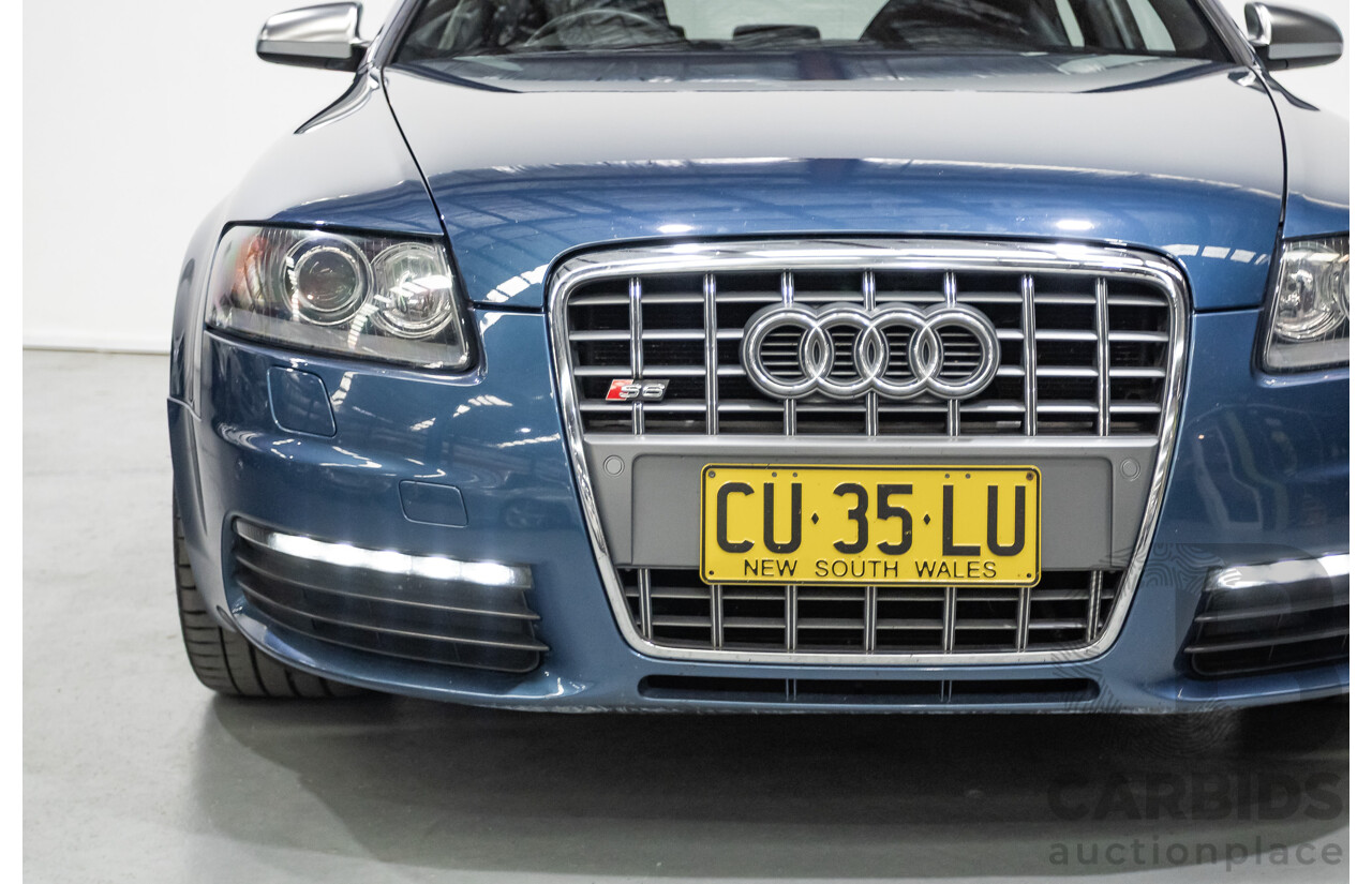 08/2008 Audi S6 V10 FSI Quattro (AWD) 4F 4D Sedan Stratos Blue Pearl 5.2L