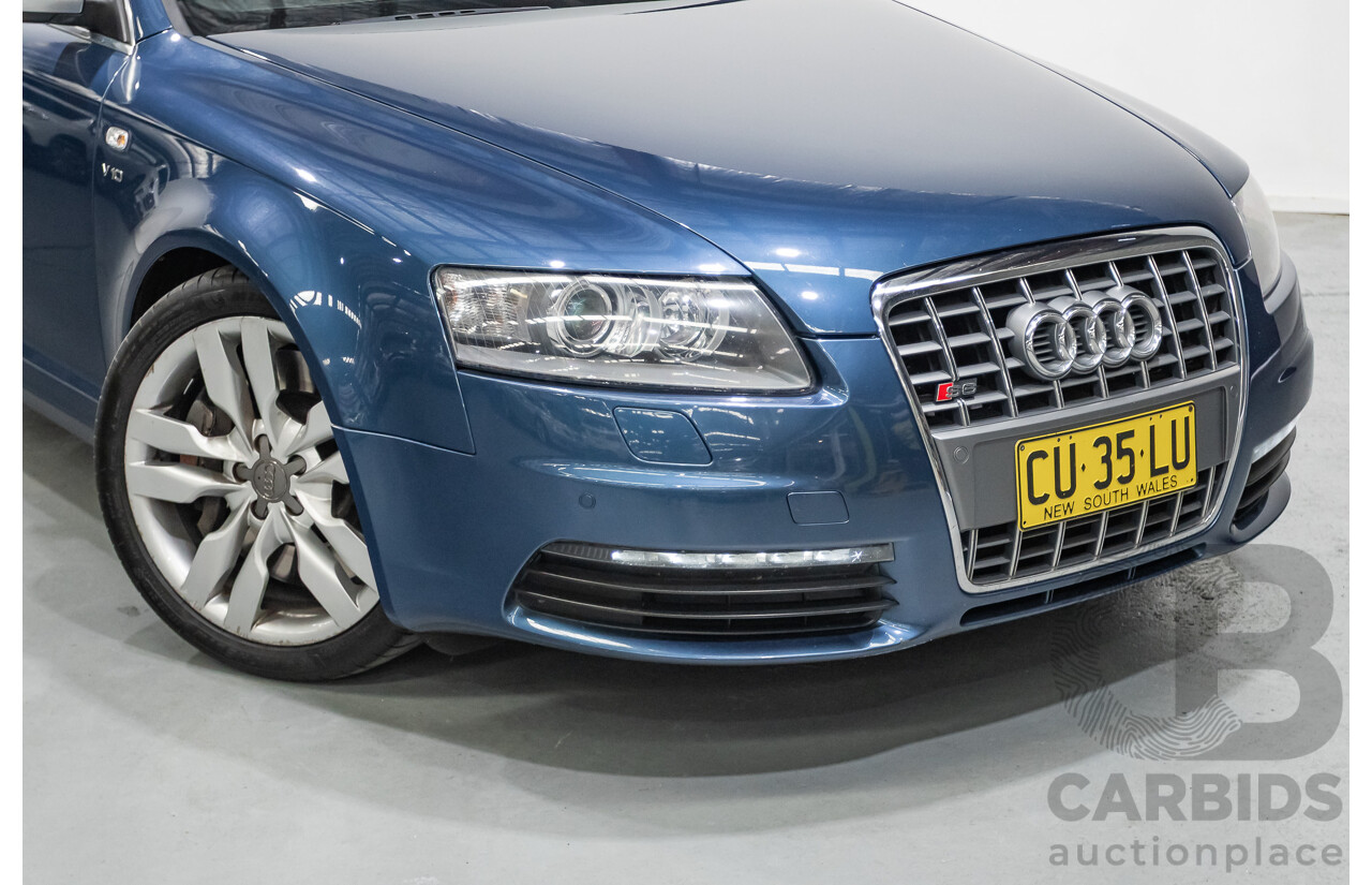 08/2008 Audi S6 V10 FSI Quattro (AWD) 4F 4D Sedan Stratos Blue Pearl 5.2L