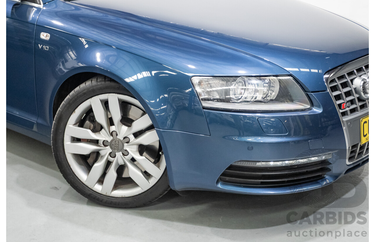 08/2008 Audi S6 V10 FSI Quattro (AWD) 4F 4D Sedan Stratos Blue Pearl 5.2L
