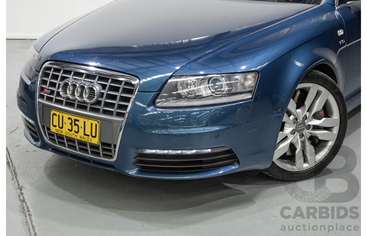 08/2008 Audi S6 V10 FSI Quattro (AWD) 4F 4D Sedan Stratos Blue Pearl 5.2L