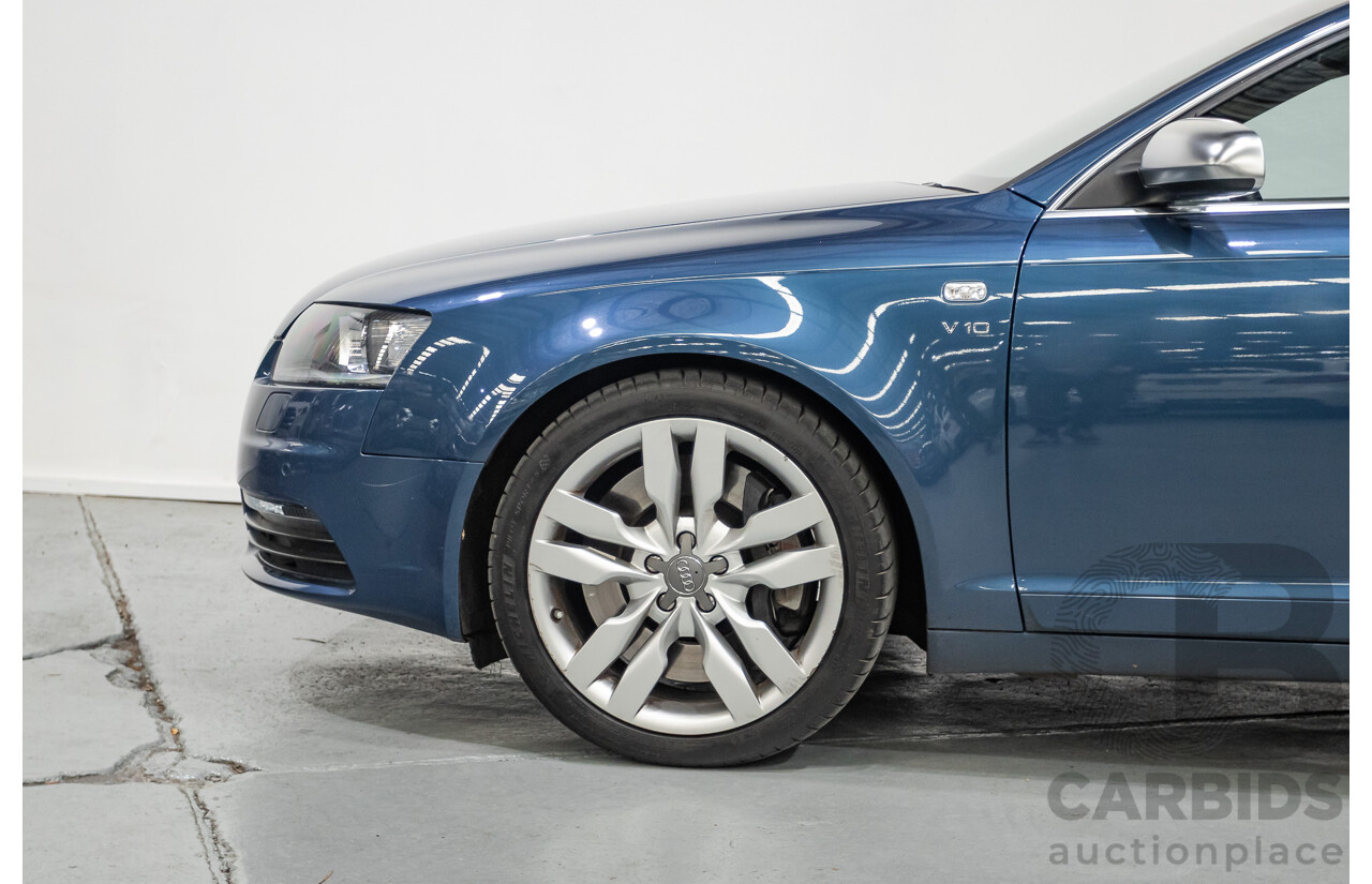 08/2008 Audi S6 V10 FSI Quattro (AWD) 4F 4D Sedan Stratos Blue Pearl 5.2L