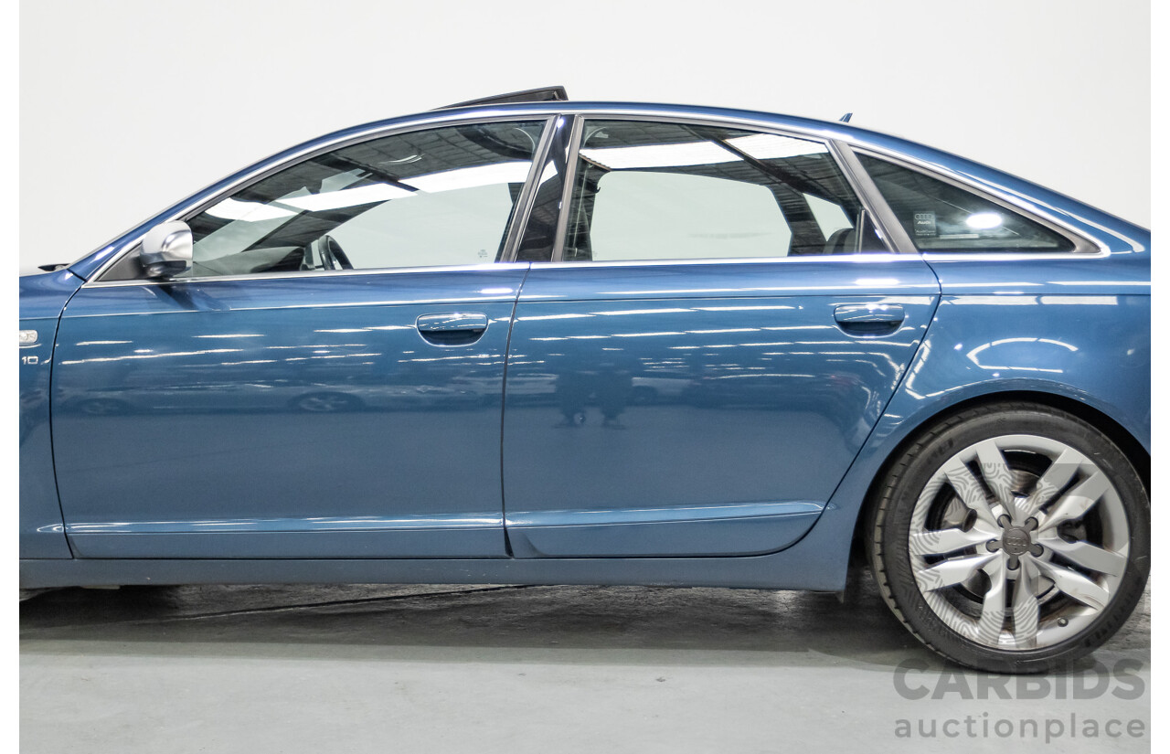 08/2008 Audi S6 V10 FSI Quattro (AWD) 4F 4D Sedan Stratos Blue Pearl 5.2L