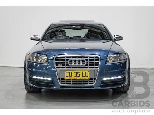 08/2008 Audi S6 V10 FSI Quattro (AWD) 4F 4D Sedan Stratos Blue Pearl 5.2L