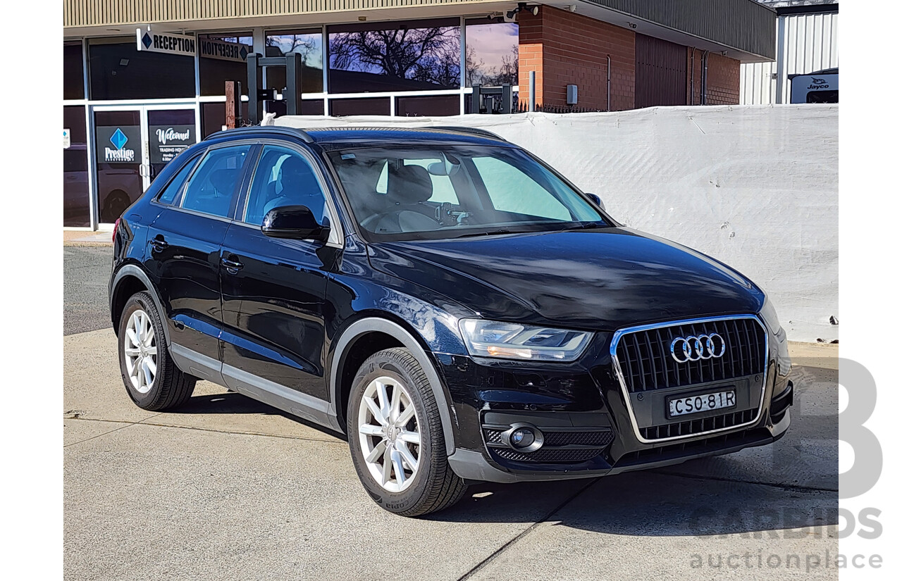 03/2014 Audi Q3 1.4 TFSI (110kw) 8U MY14 4d Wagon Black 1.4L