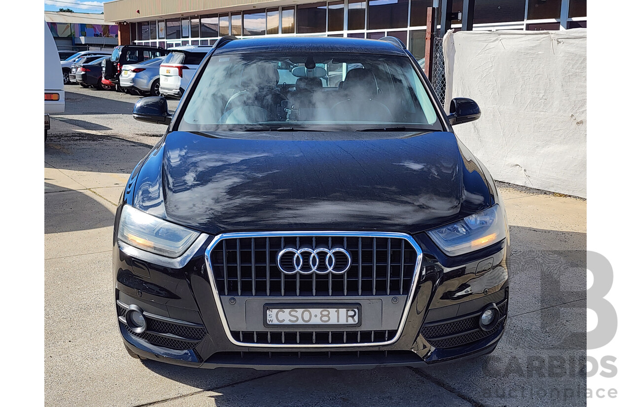 03/2014 Audi Q3 1.4 TFSI (110kw) 8U MY14 4d Wagon Black 1.4L