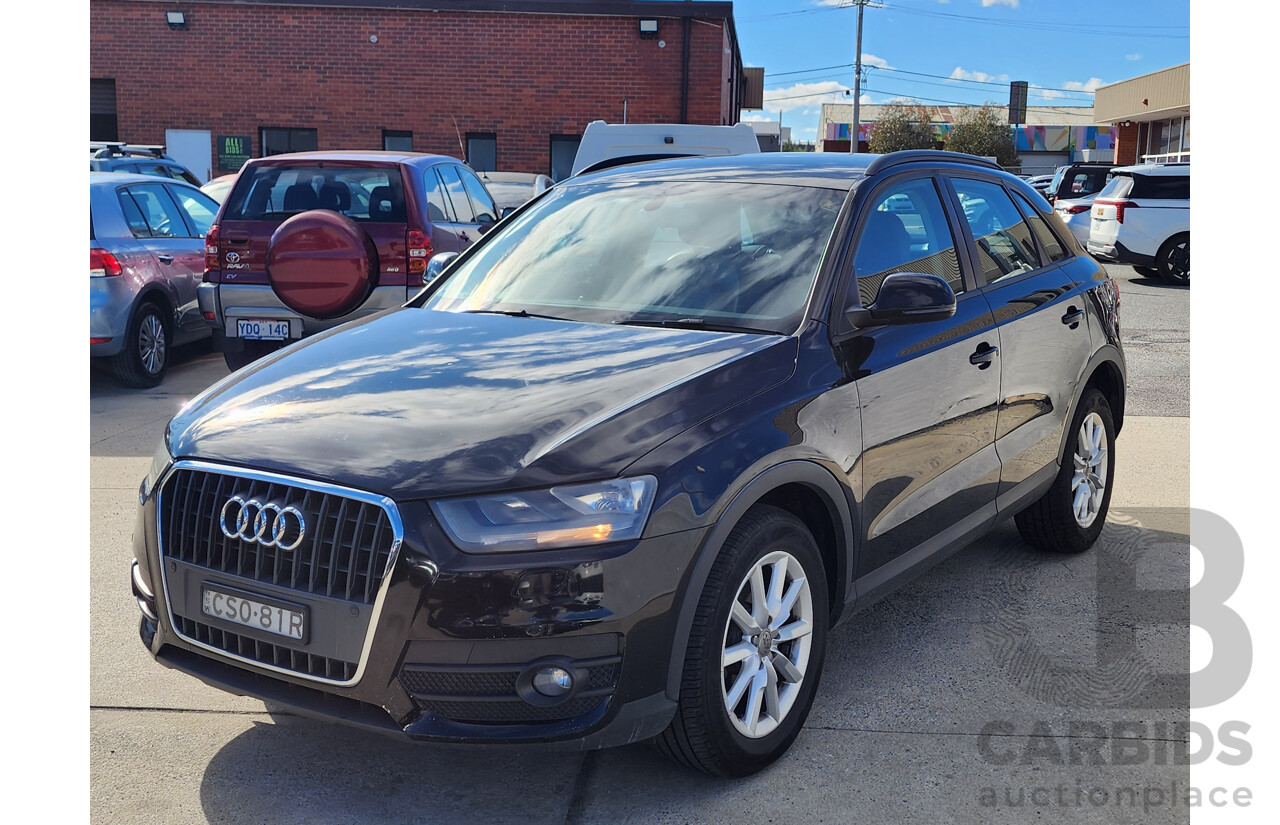 03/2014 Audi Q3 1.4 TFSI (110kw) 8U MY14 4d Wagon Black 1.4L