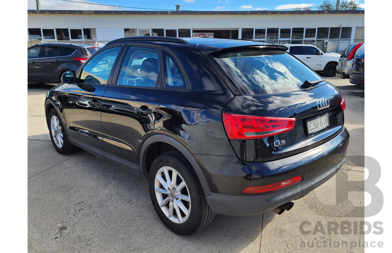 03/2014 Audi Q3 1.4 TFSI (110kw) 8U MY14 4d Wagon Black 1.4L