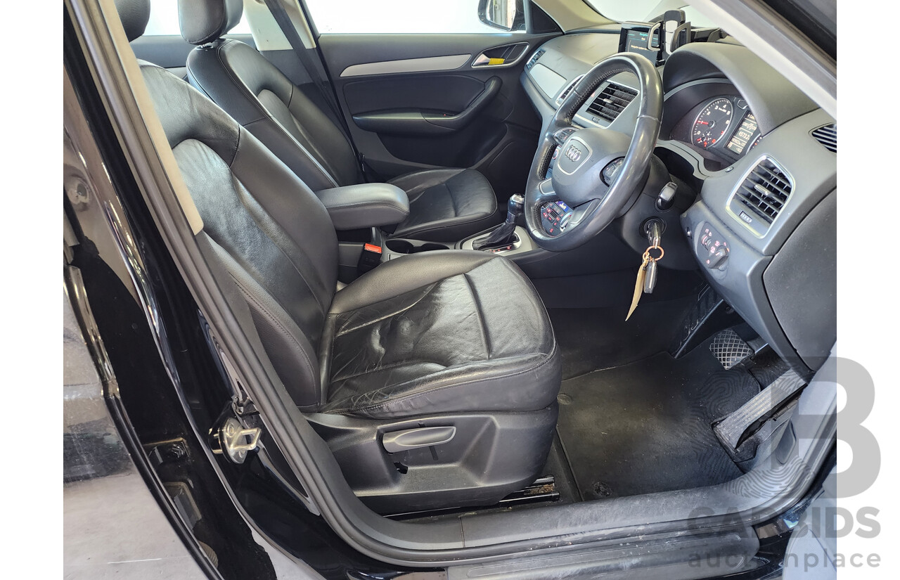 03/2014 Audi Q3 1.4 TFSI (110kw) 8U MY14 4d Wagon Black 1.4L