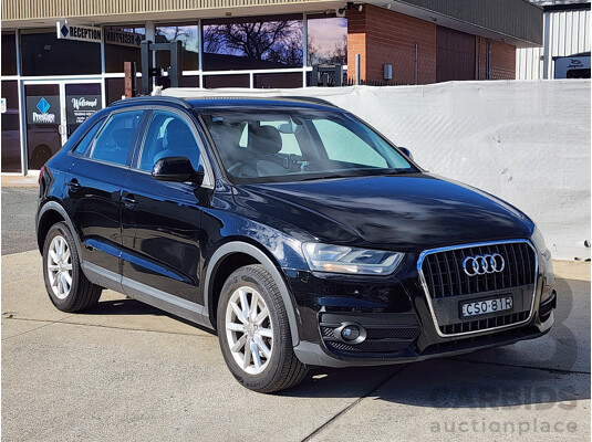 03/2014 Audi Q3 1.4 TFSI (110kw) 8U MY14 4d Wagon Black 1.4L