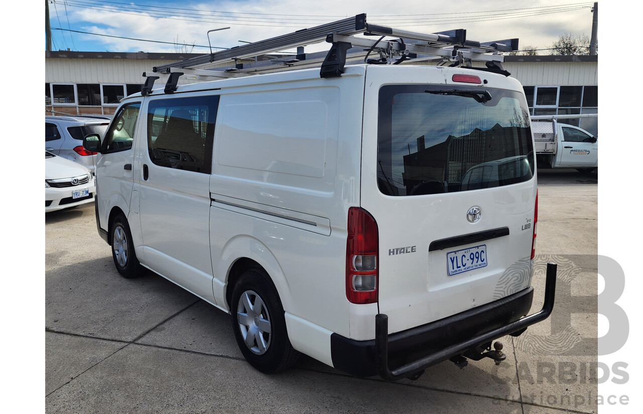 04/2016 Toyota Hiace LWB KDH201R MY15 4d Van White 3.0L