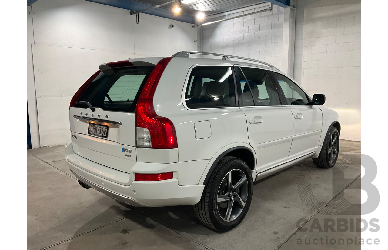 02/2014 Volvo XC90 D5 R-Design MY14 4d Wagon Ice White Turbo Diesel 2.4L