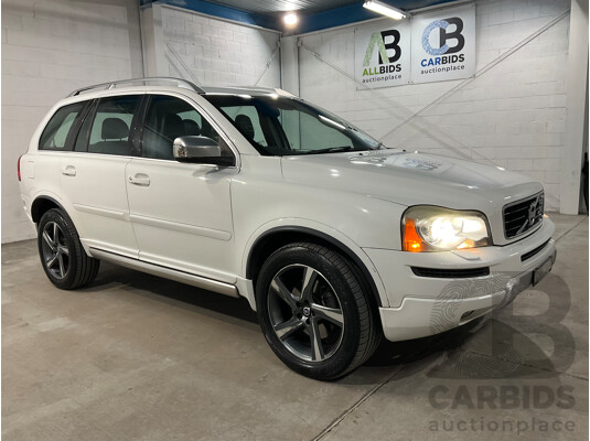 02/2014 Volvo XC90 D5 R-Design MY14 4d Wagon Ice White Turbo Diesel 2.4L