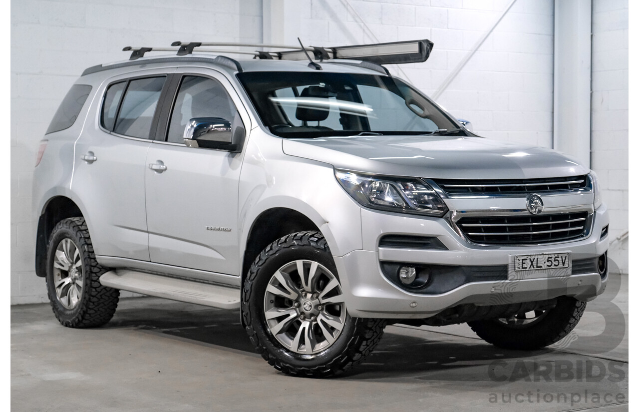 08/2017 Holden Trailblazer LTZ (4x4) RG MY18 4d Wagon Silver Turbo Diesel 2.8L