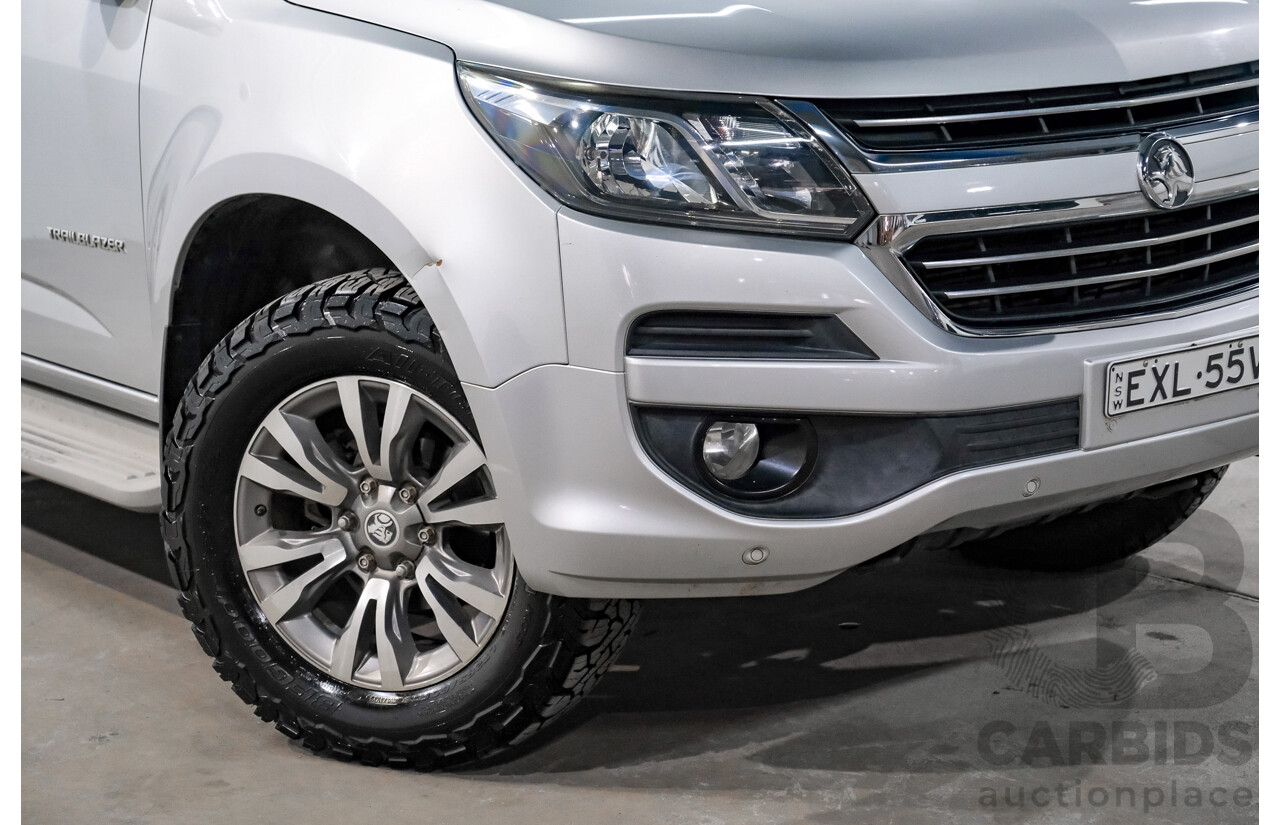 08/2017 Holden Trailblazer LTZ (4x4) RG MY18 4d Wagon Silver Turbo Diesel 2.8L