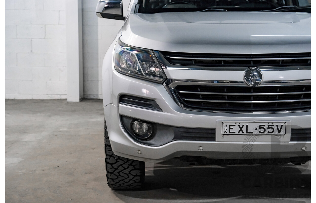 08/2017 Holden Trailblazer LTZ (4x4) RG MY18 4d Wagon Silver Turbo Diesel 2.8L