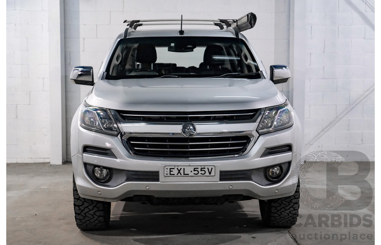 08/2017 Holden Trailblazer LTZ (4x4) RG MY18 4d Wagon Silver Turbo Diesel 2.8L