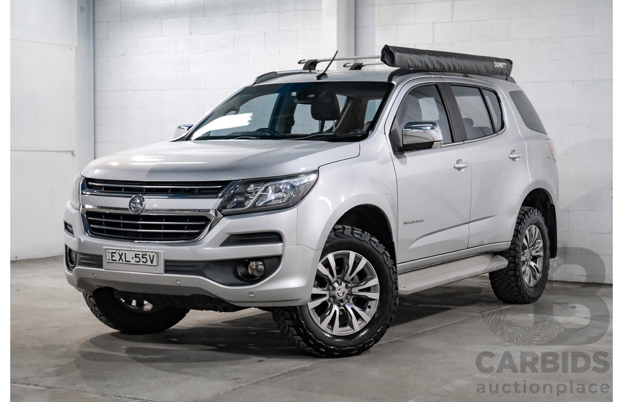 08/2017 Holden Trailblazer LTZ (4x4) RG MY18 4d Wagon Silver Turbo Diesel 2.8L