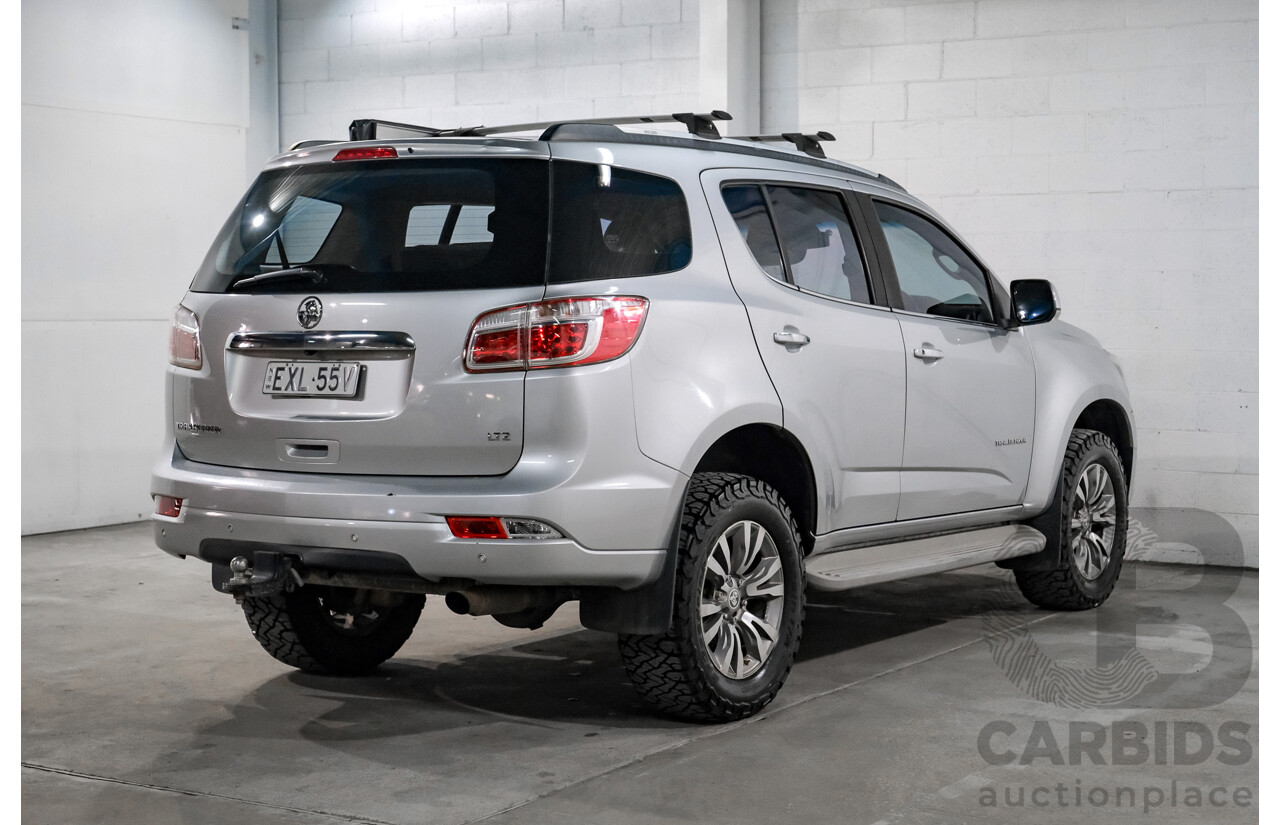 08/2017 Holden Trailblazer LTZ (4x4) RG MY18 4d Wagon Silver Turbo Diesel 2.8L