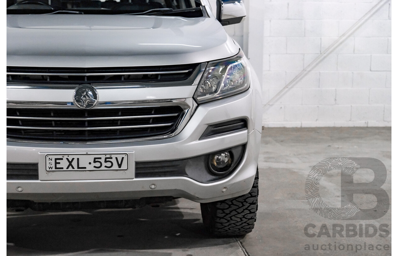 08/2017 Holden Trailblazer LTZ (4x4) RG MY18 4d Wagon Silver Turbo Diesel 2.8L