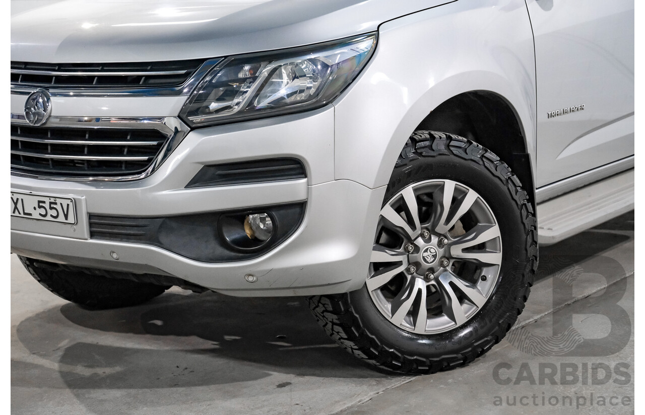 08/2017 Holden Trailblazer LTZ (4x4) RG MY18 4d Wagon Silver Turbo Diesel 2.8L