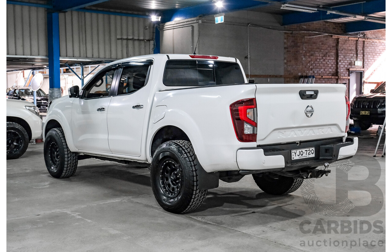 04/2021 Nissan Navara ST (4x4) D23 MY21 Dual Cab P/Up Alpine White Twin Turbo Diesel 2.3L
