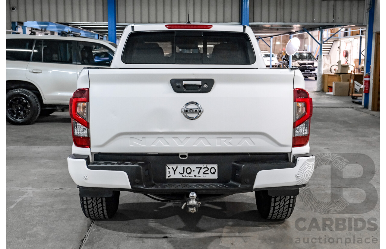 04/2021 Nissan Navara ST (4x4) D23 MY21 Dual Cab P/Up Alpine White Twin Turbo Diesel 2.3L