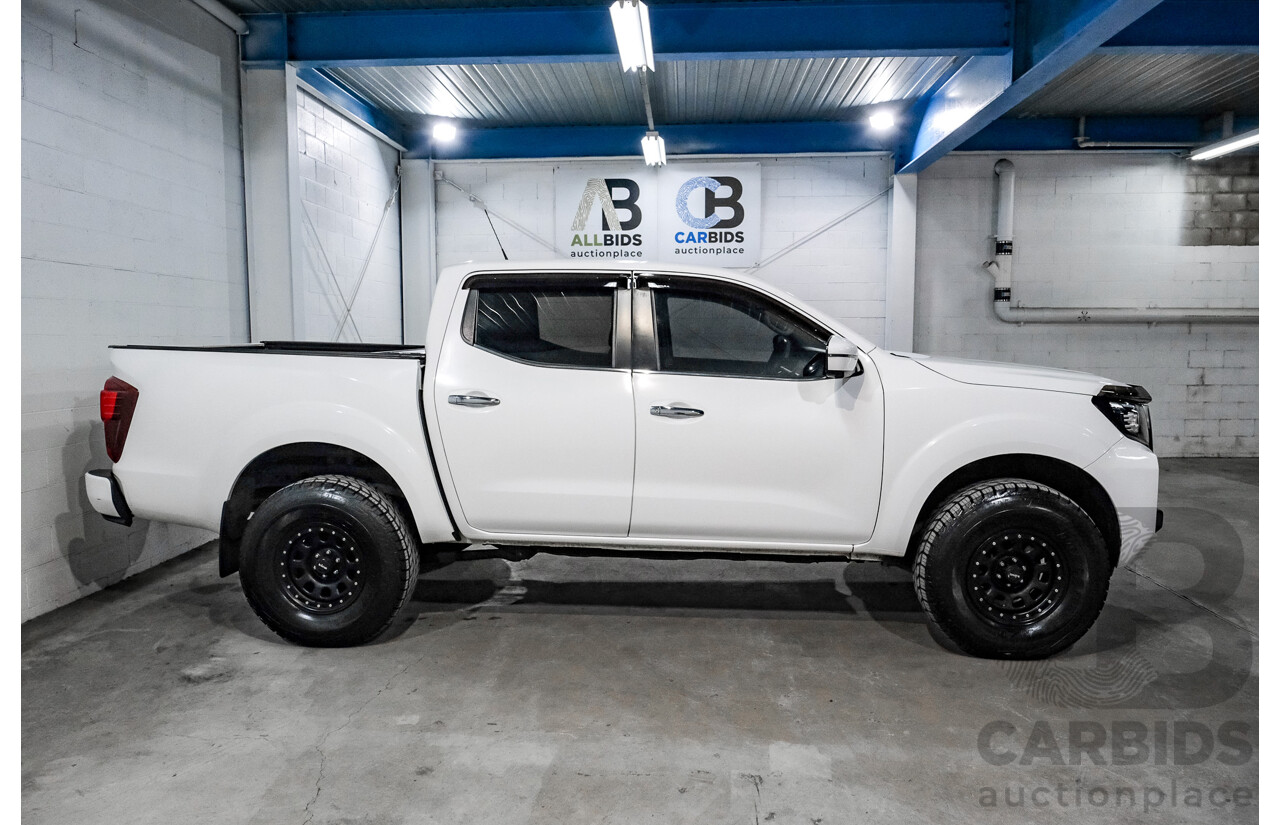 04/2021 Nissan Navara ST (4x4) D23 MY21 Dual Cab P/Up Alpine White Twin Turbo Diesel 2.3L