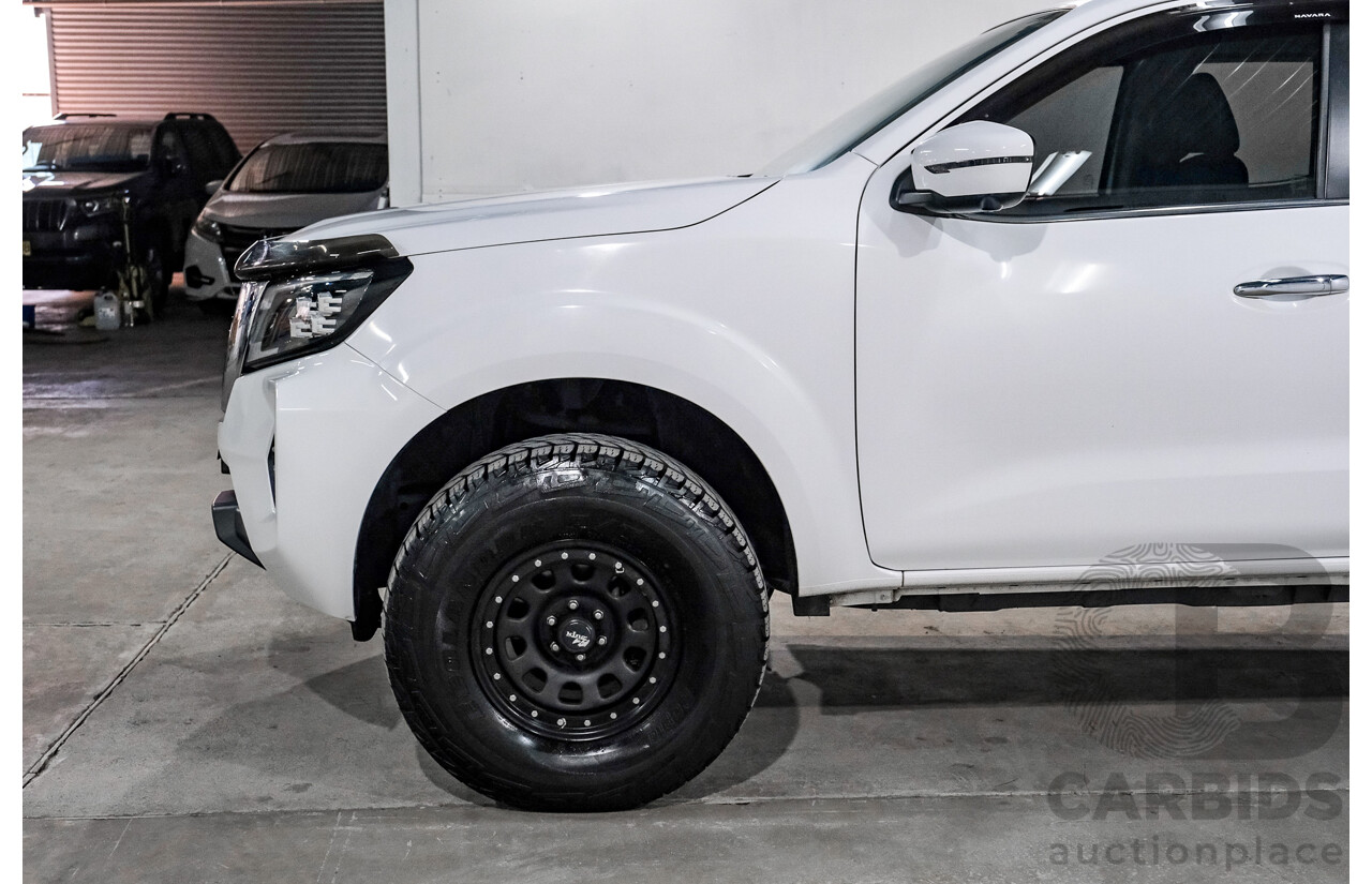 04/2021 Nissan Navara ST (4x4) D23 MY21 Dual Cab P/Up Alpine White Twin Turbo Diesel 2.3L