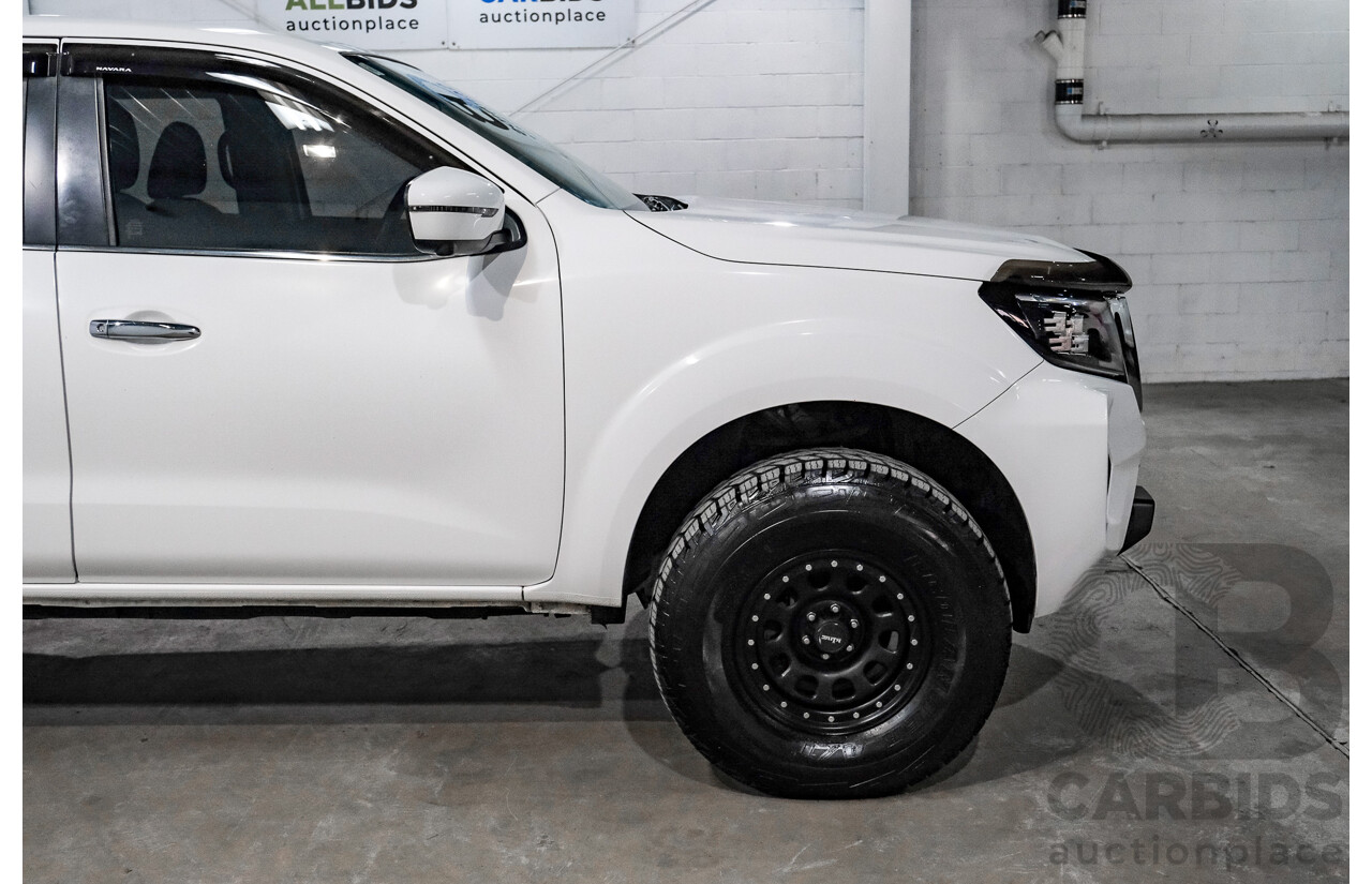 04/2021 Nissan Navara ST (4x4) D23 MY21 Dual Cab P/Up Alpine White Twin Turbo Diesel 2.3L