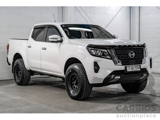 04/2021 Nissan Navara ST (4x4) D23 MY21 Dual Cab P/Up Alpine White Twin Turbo Diesel 2.3L