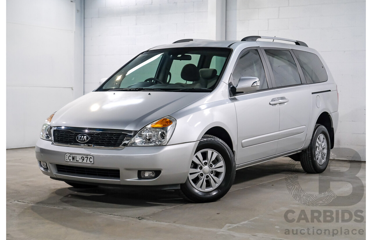 11/2014 Kia Grand Carnival S VQ MY14 Titanium Silver 3.5L - Engineered