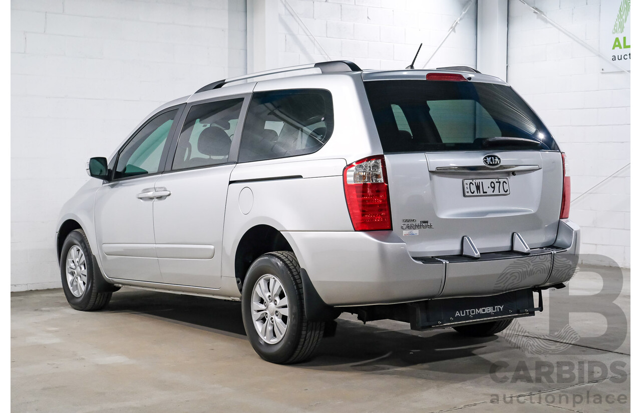 11/2014 Kia Grand Carnival S VQ MY14 Titanium Silver 3.5L - Engineered