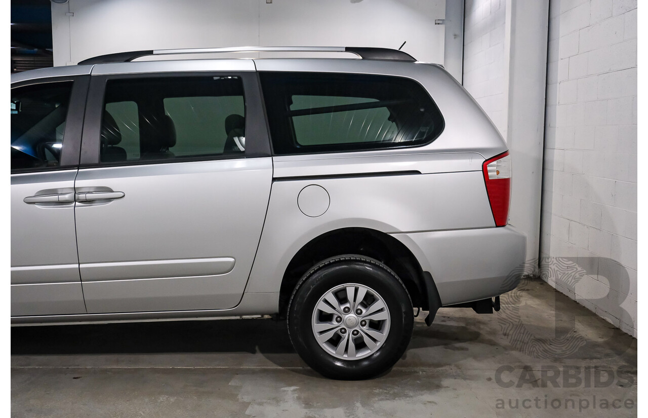 11/2014 Kia Grand Carnival S VQ MY14 Titanium Silver 3.5L - Engineered