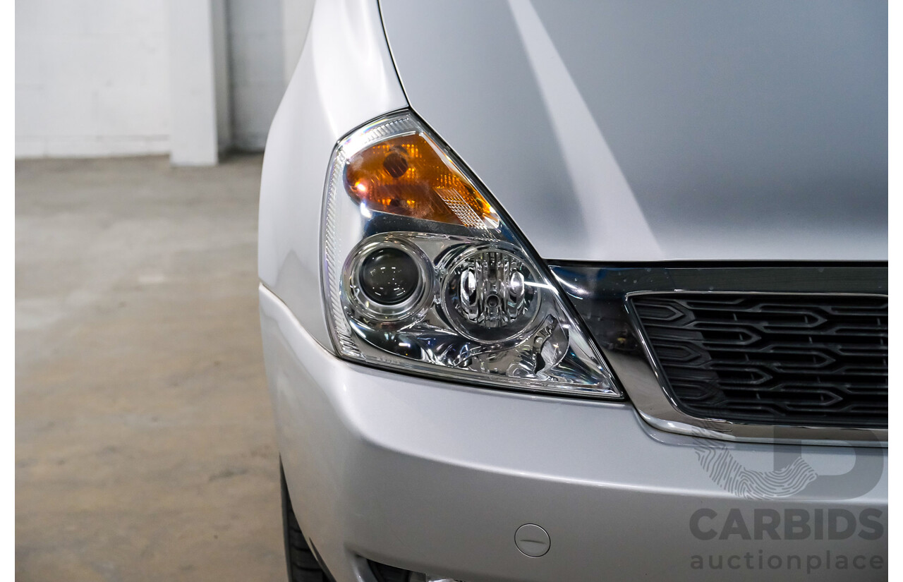 11/2014 Kia Grand Carnival S VQ MY14 Titanium Silver 3.5L - Engineered