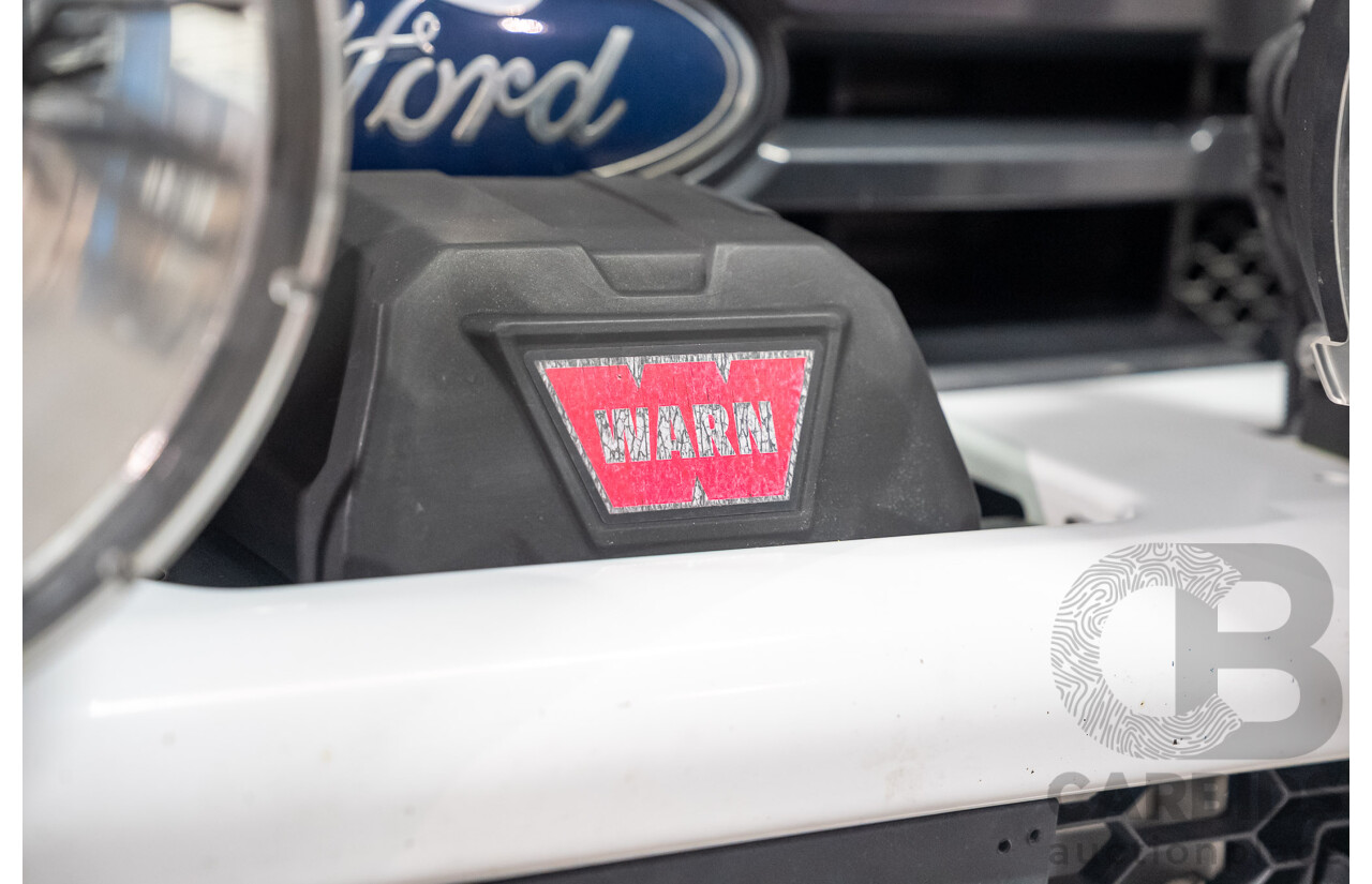 03/2019 Ford Ranger Wildtrak (4x4) PX MKIII MY19 Double Cab P/Up White Turbo Diesel 3.2L
