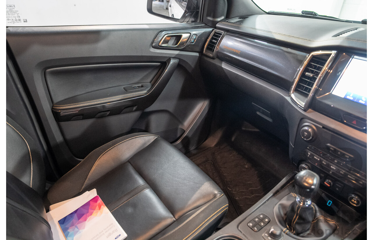 03/2019 Ford Ranger Wildtrak (4x4) PX MKIII MY19 Double Cab P/Up White Turbo Diesel 3.2L