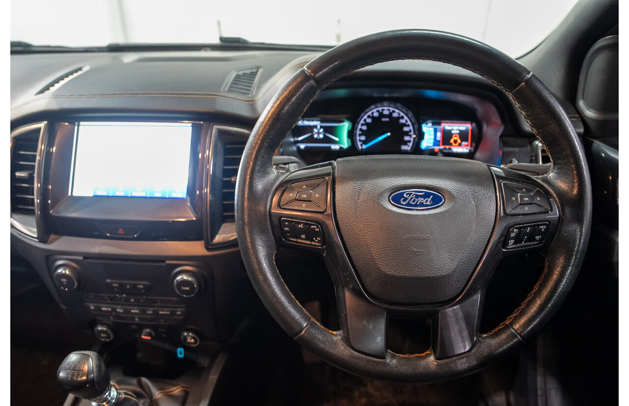 03/2019 Ford Ranger Wildtrak (4x4) PX MKIII MY19 Double Cab P/Up White Turbo Diesel 3.2L